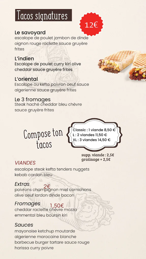 Tacos signatures